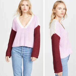 NWT Wildfox Color Me Beverly Crochet Sweater